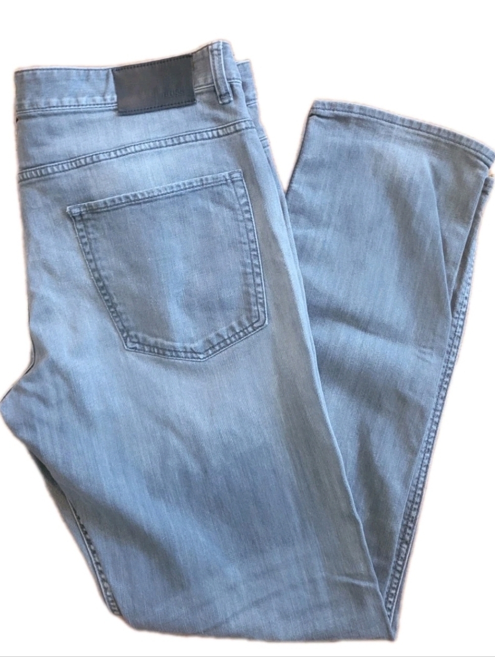 Hugo Boss Jeans Straight Leg Men's 38x32 Gray Jeans